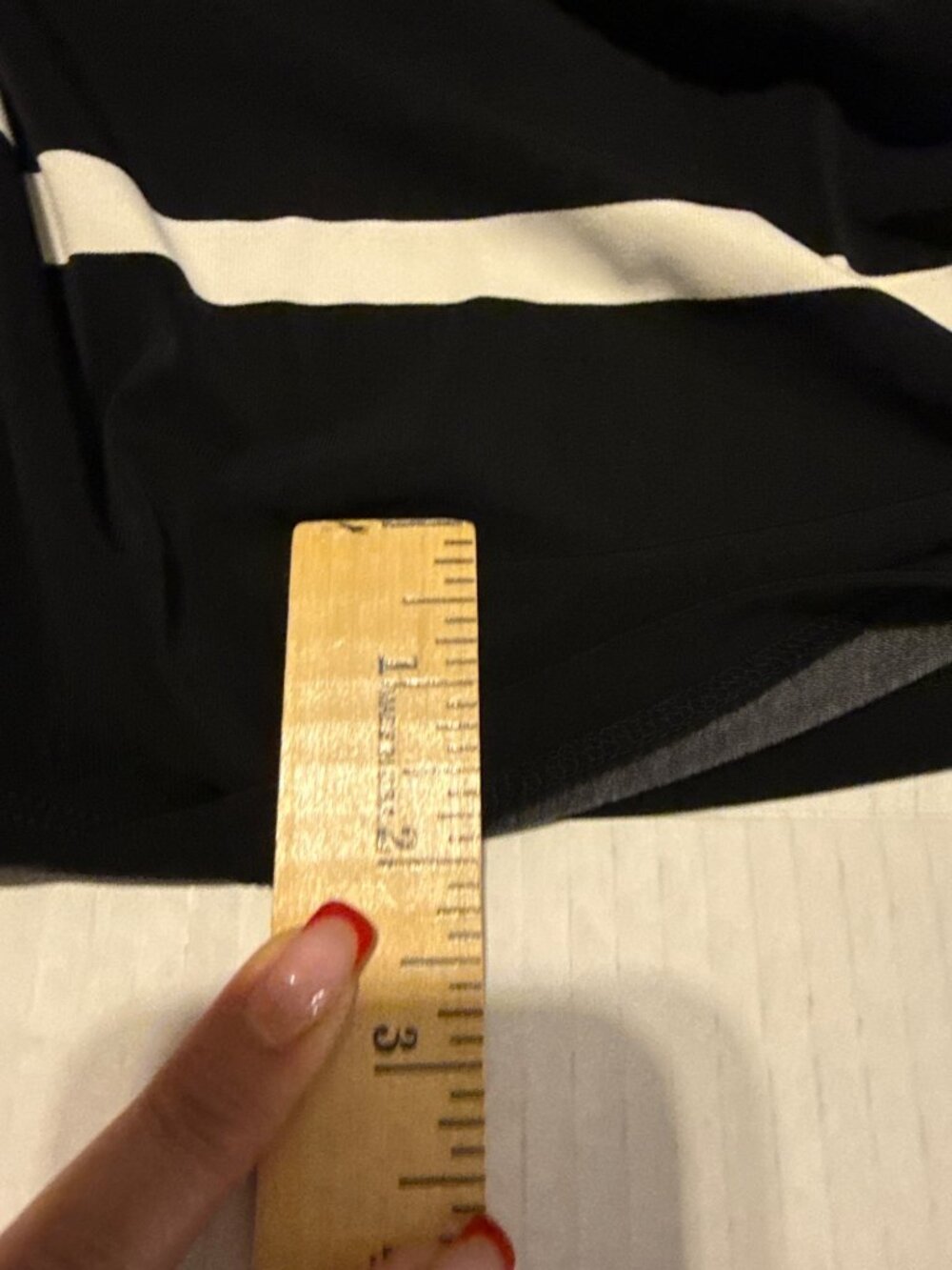 Lauren Ralph Lauren Black & White Stripe Nieves Cap Sleeve Side Tie Dress Sz 16 - Picture 13 of 16